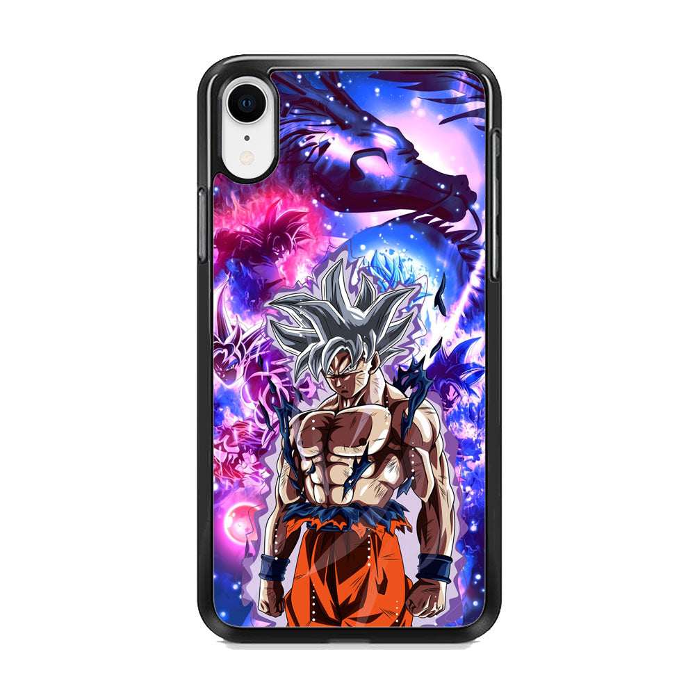 Dragon Ball Z Purple Saiyan Aura iPhone XR Case