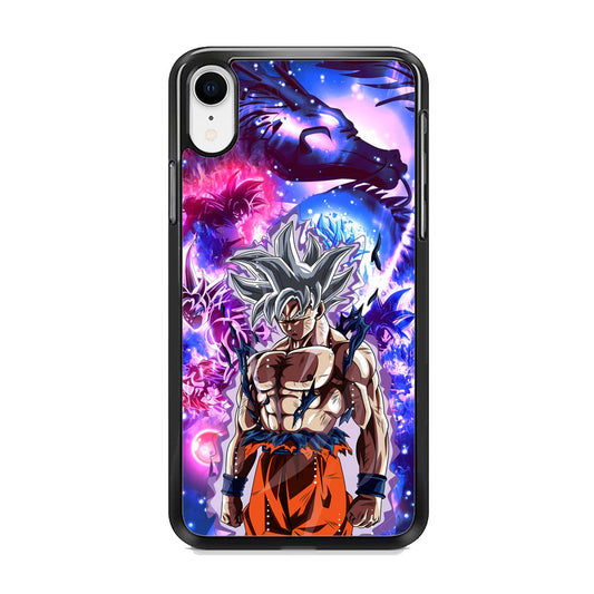 Dragon Ball Z Purple Saiyan Aura iPhone XR Case