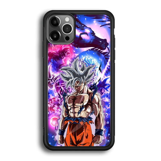 Dragon Ball Z Purple Saiyan Aura iPhone 12 Pro Case