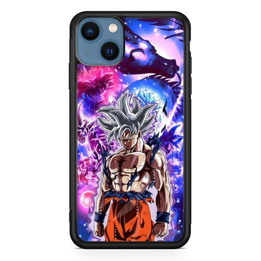 Dragon Ball Z Purple Saiyan Aura iPhone 13 Case