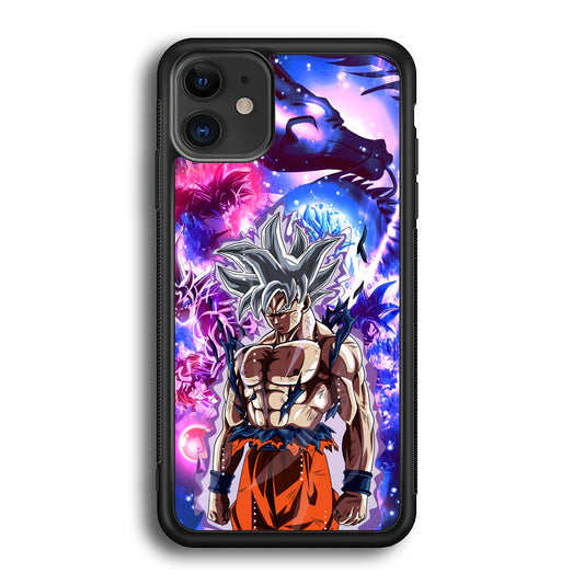 Dragon Ball Z Purple Saiyan Aura iPhone 12 Case