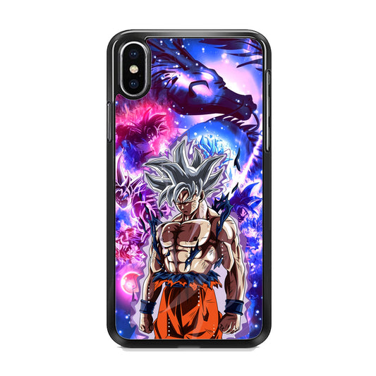 Dragon Ball Z Purple Saiyan Aura iPhone Xs Case