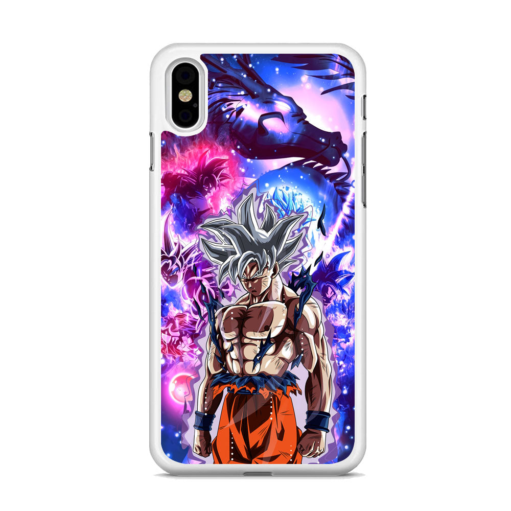 Dragon Ball Z Purple Saiyan Aura iPhone X Case