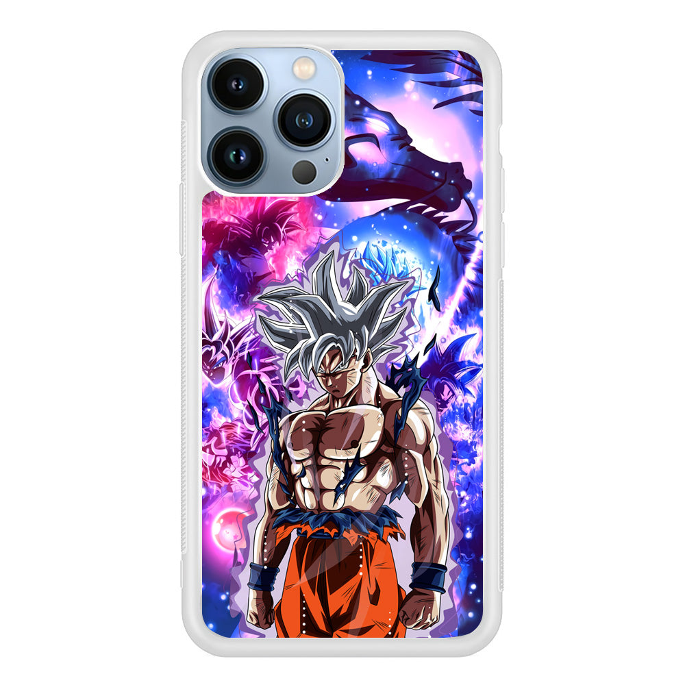 Dragon Ball Z Purple Saiyan Aura iPhone 13 Pro Max Case