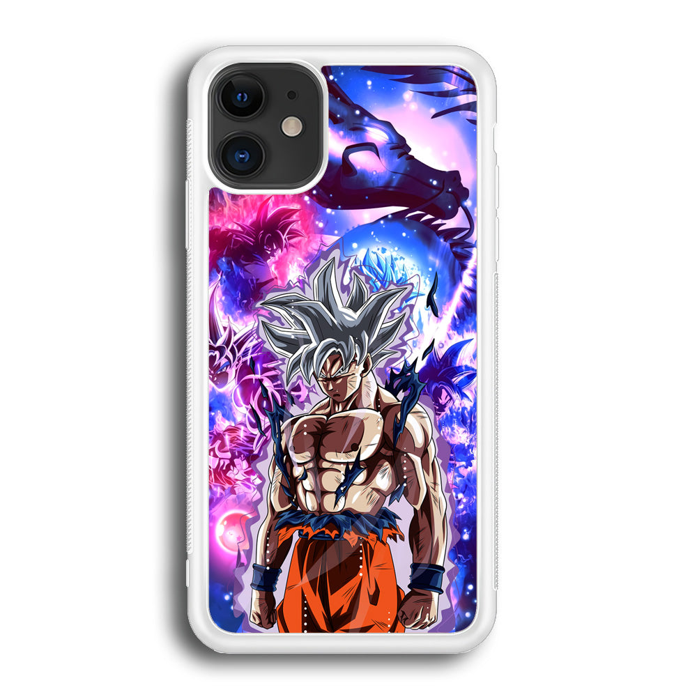 Dragon Ball Z Purple Saiyan Aura iPhone 12 Case