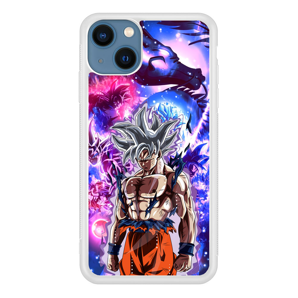 Dragon Ball Z Purple Saiyan Aura iPhone 13 Case