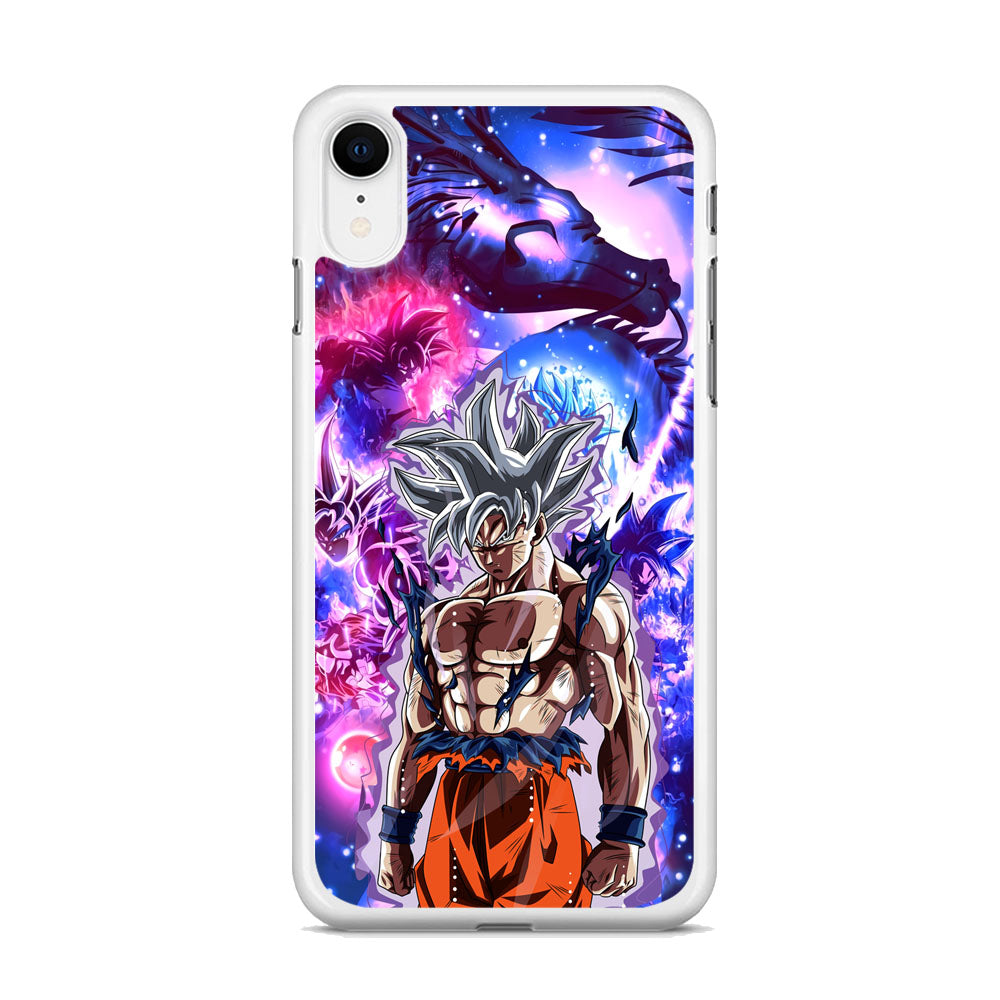 Dragon Ball Z Purple Saiyan Aura iPhone XR Case