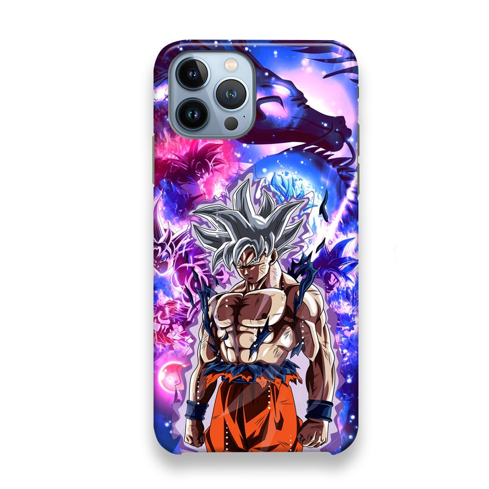 Dragon Ball Z Purple Saiyan Aura iPhone 13 Pro Case