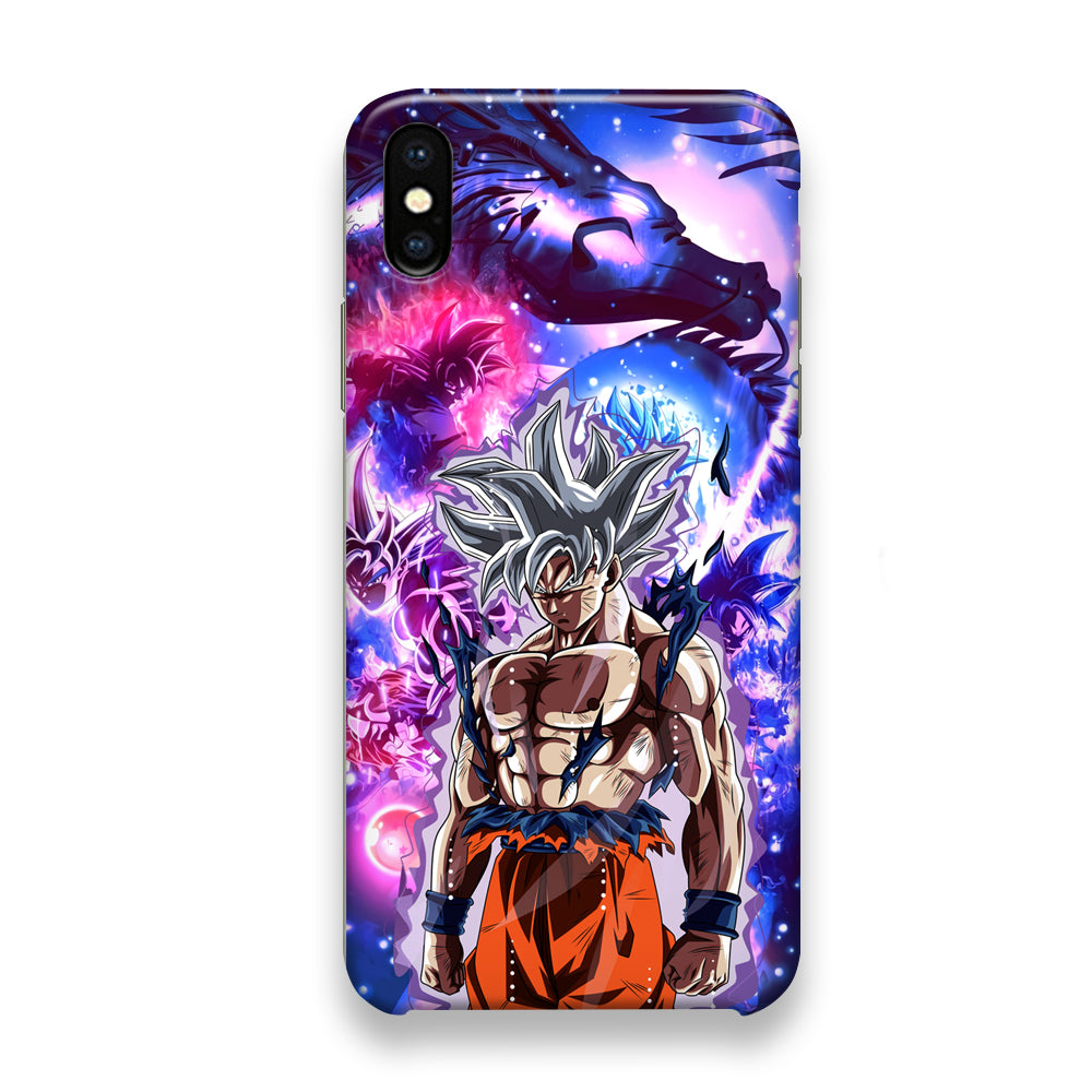 Dragon Ball Z Purple Saiyan Aura iPhone X Case