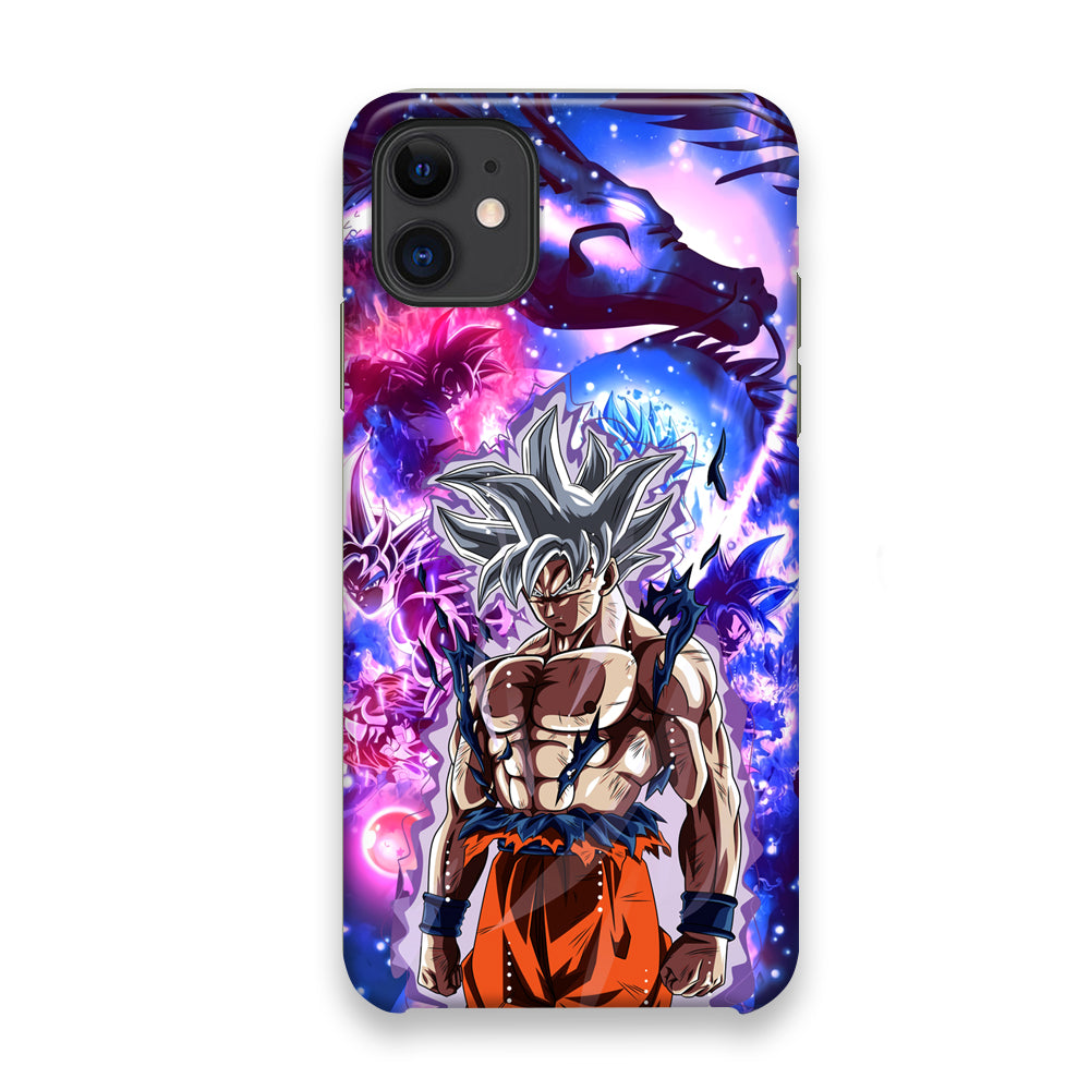 Dragon Ball Z Purple Saiyan Aura iPhone 11 Case