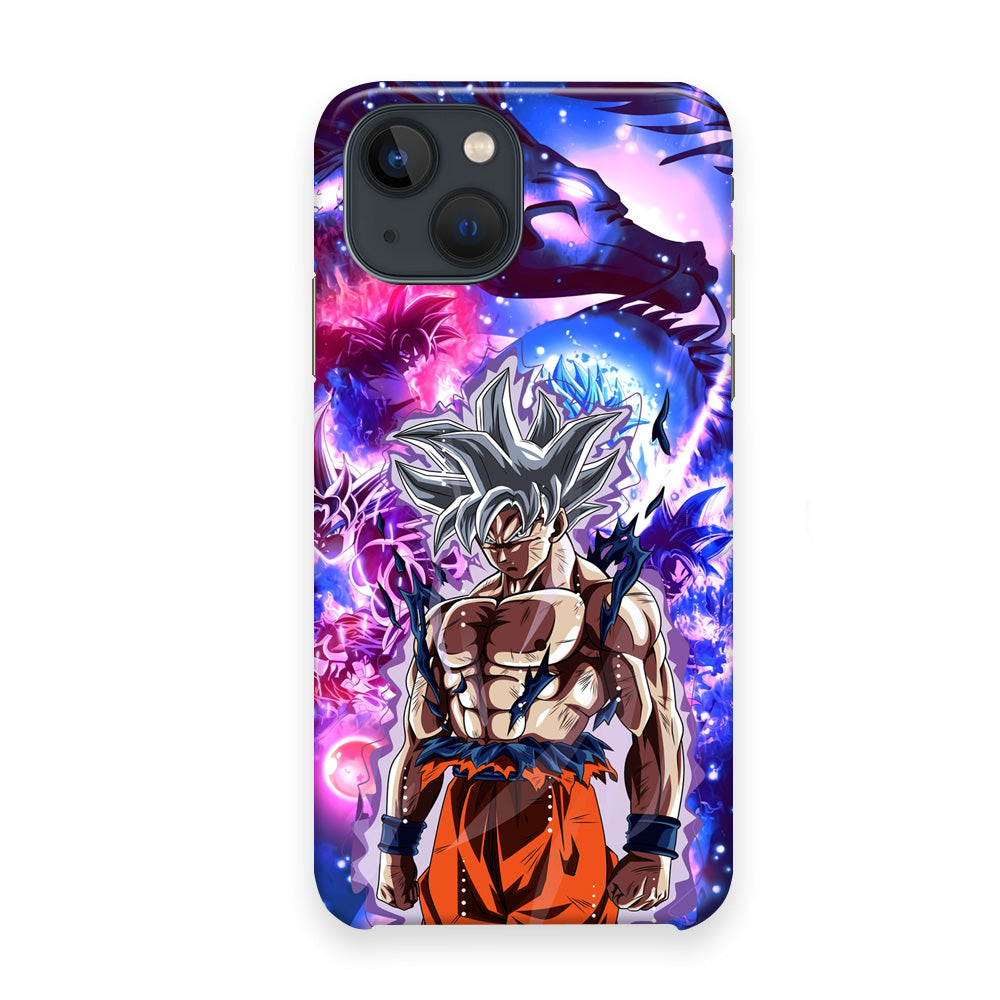 Dragon Ball Z Purple Saiyan Aura iPhone 13 Case