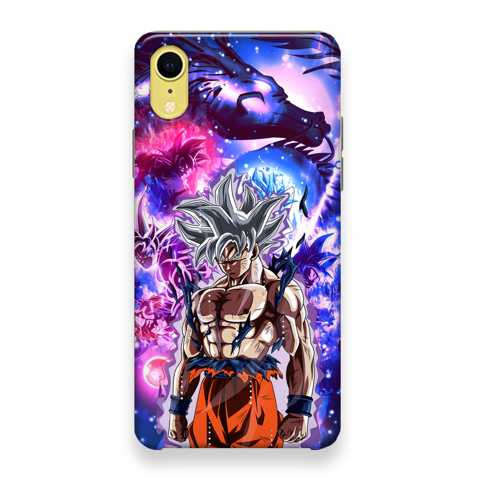 Dragon Ball Z Purple Saiyan Aura iPhone XR Case