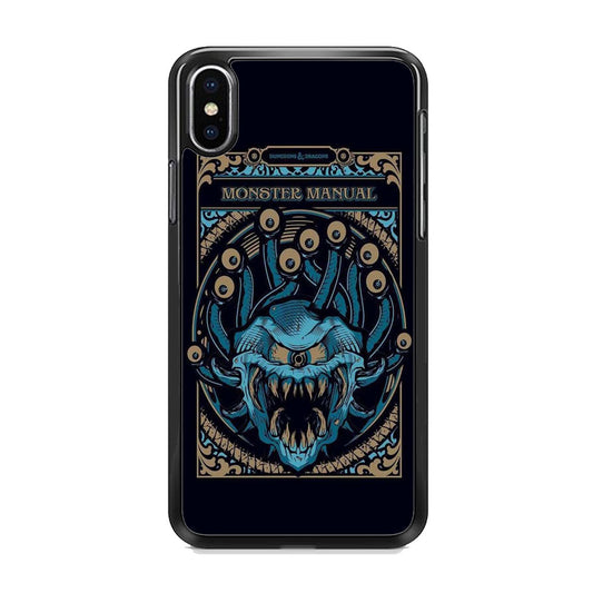 Dungeons & Dragon Monster Card iPhone X Case