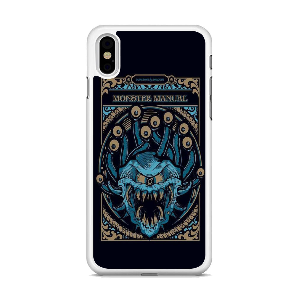 Dungeons & Dragon Monster Card iPhone X Case