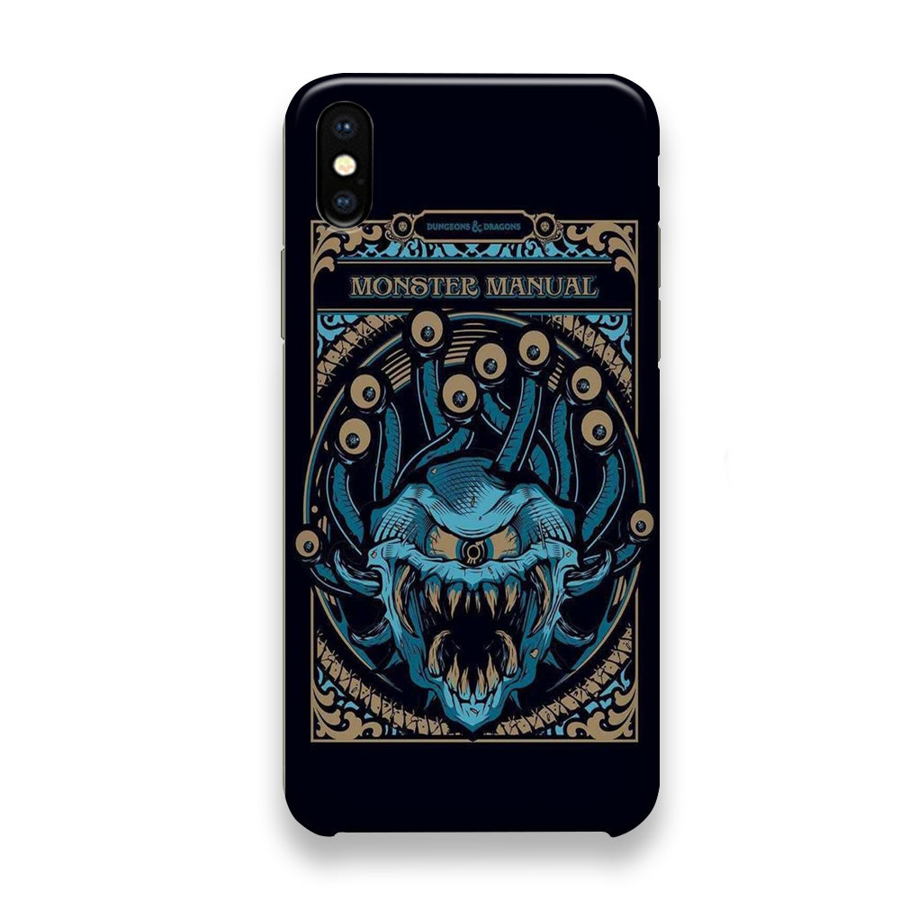 Dungeons & Dragon Monster Card iPhone X Case