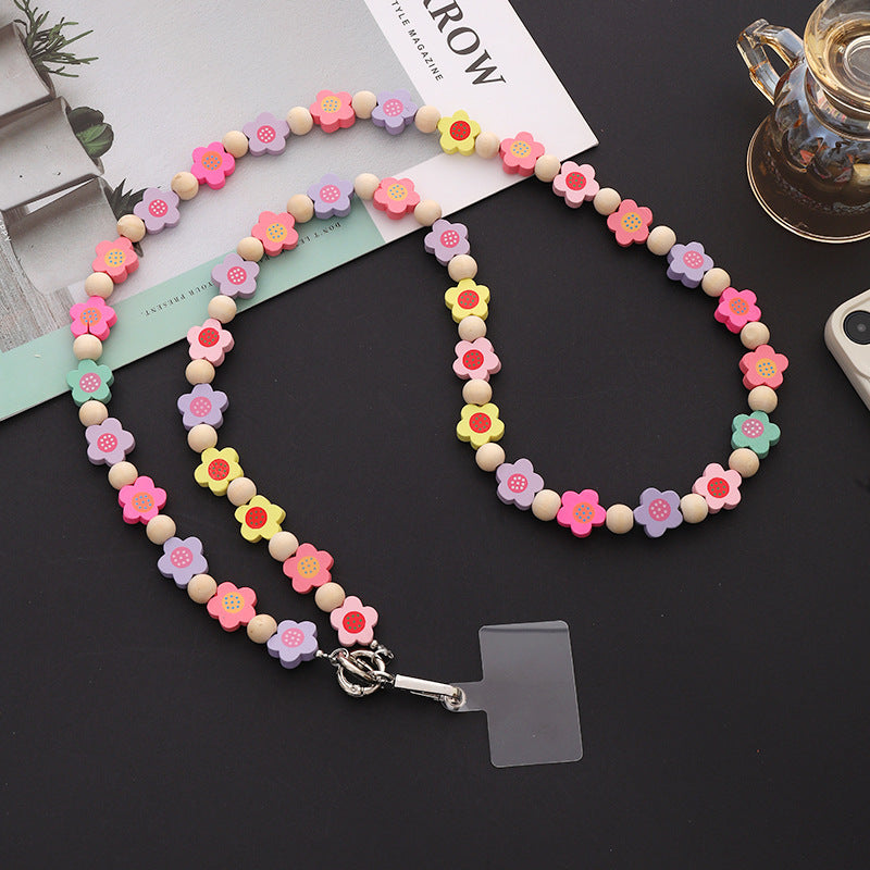 AcrylicPearl Phone Charm Lanyard