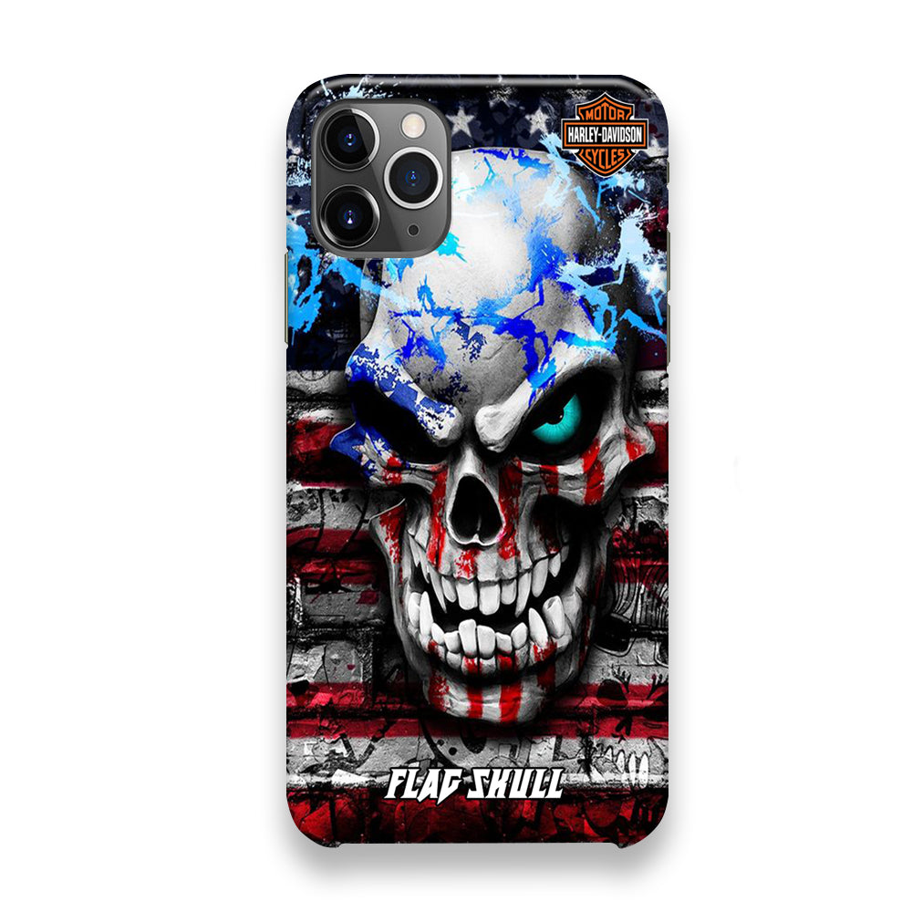 Harley Davidson Bot Flag Skull iPhone 12 Pro Max Case