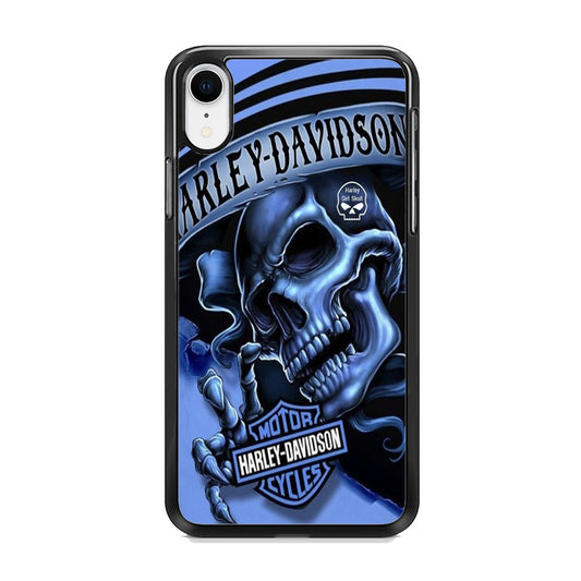 Harley Davidson Girl Skull iPhone XR Case