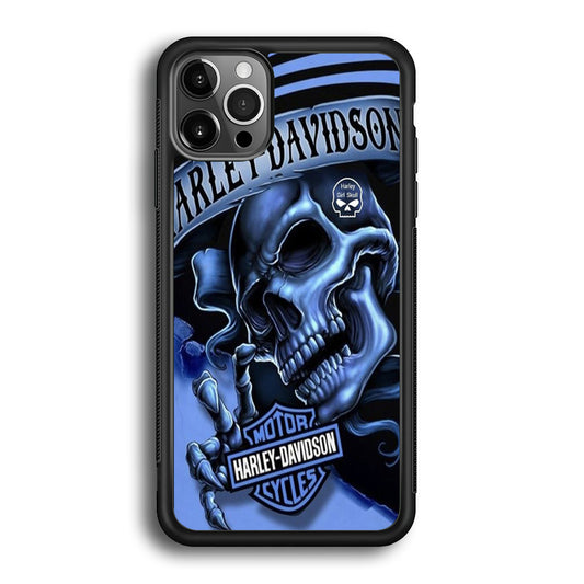 Harley Davidson Girl Skull iPhone 12 Pro Max Case