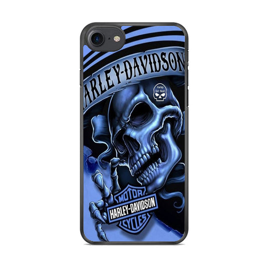 Harley Davidson Girl Skull iPhone 8 Case