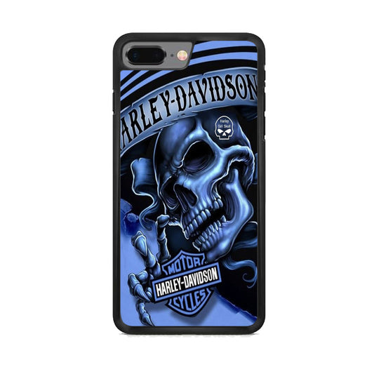 Harley Davidson Girl Skull iPhone 8 Plus Case