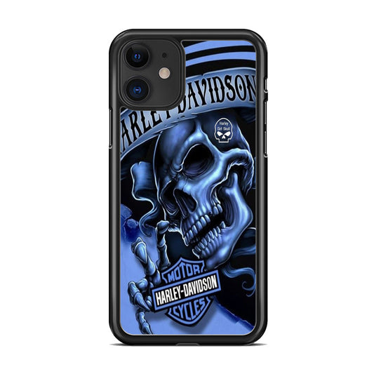 Harley Davidson Girl Skull iPhone 11 Case