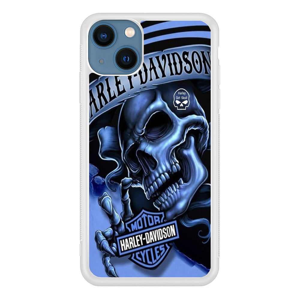 Harley Davidson Girl Skull iPhone 13 Case