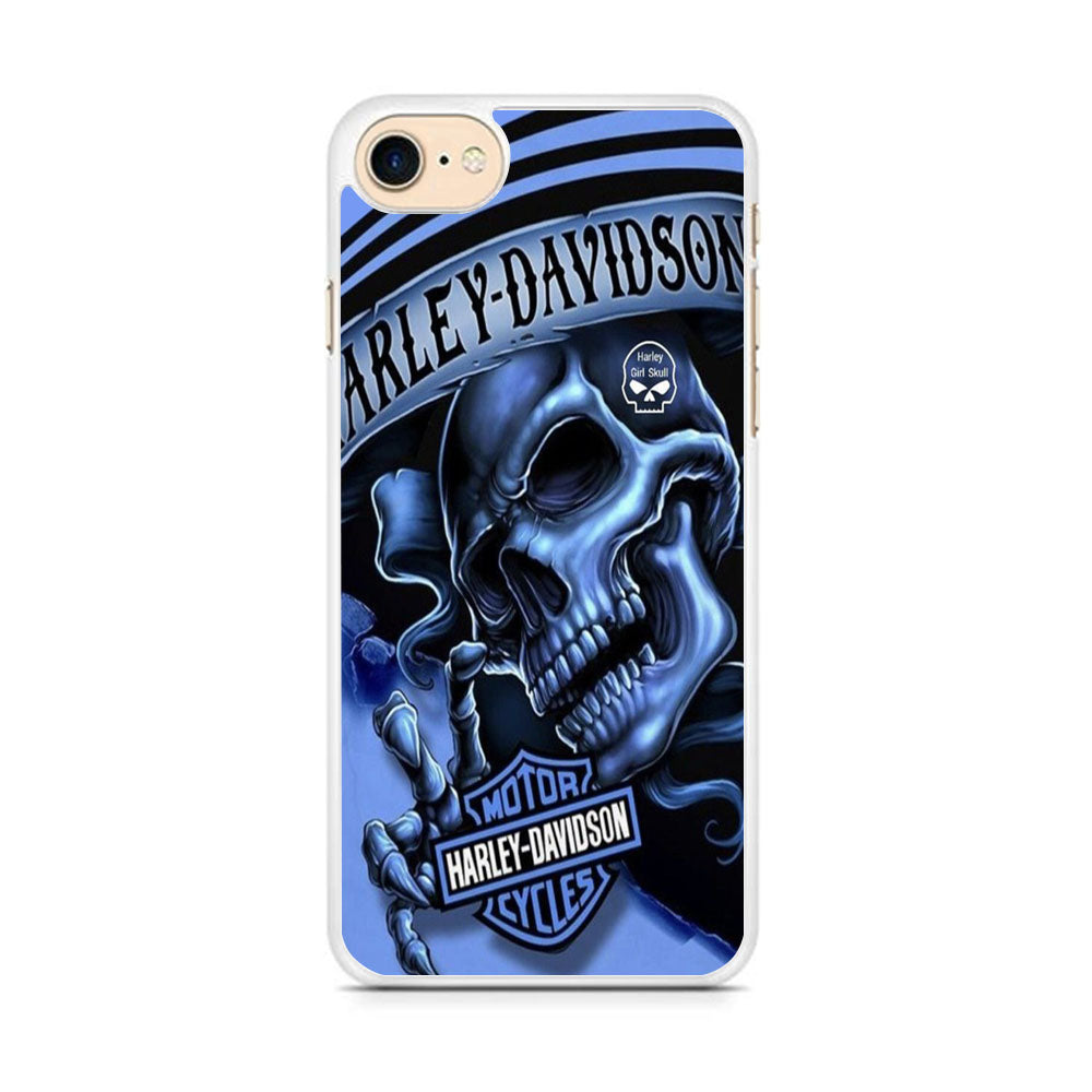 Harley Davidson Girl Skull iPhone 7 Case