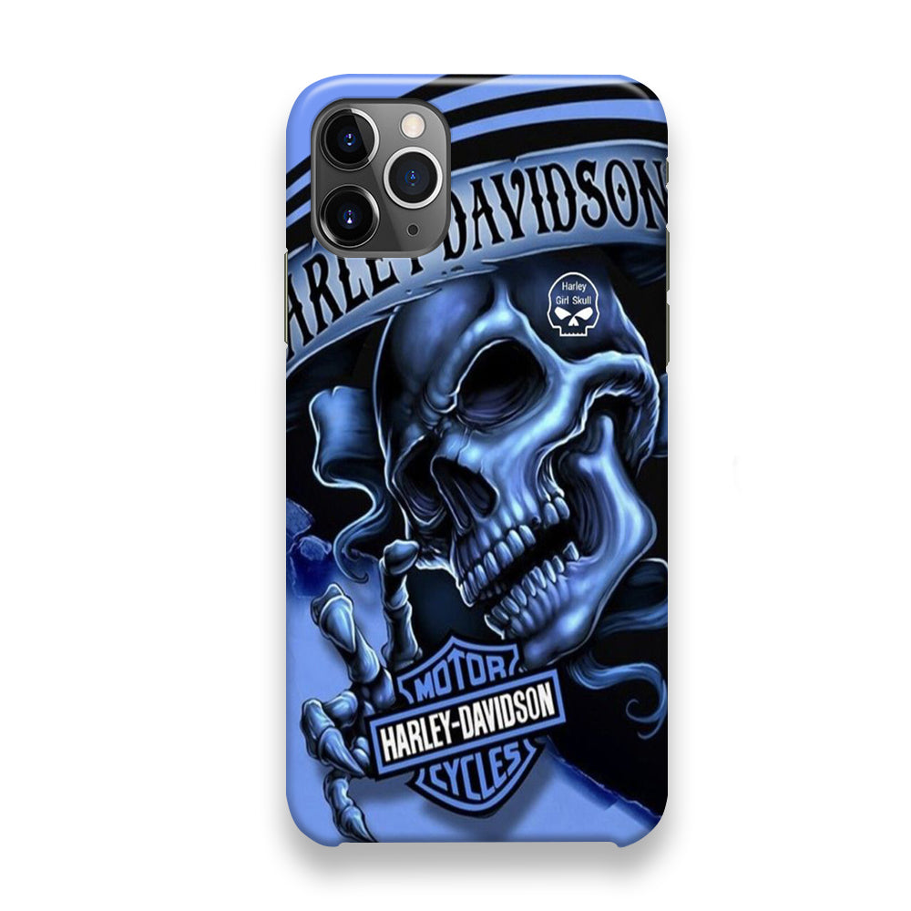 Harley Davidson Girl Skull iPhone 12 Pro Max Case