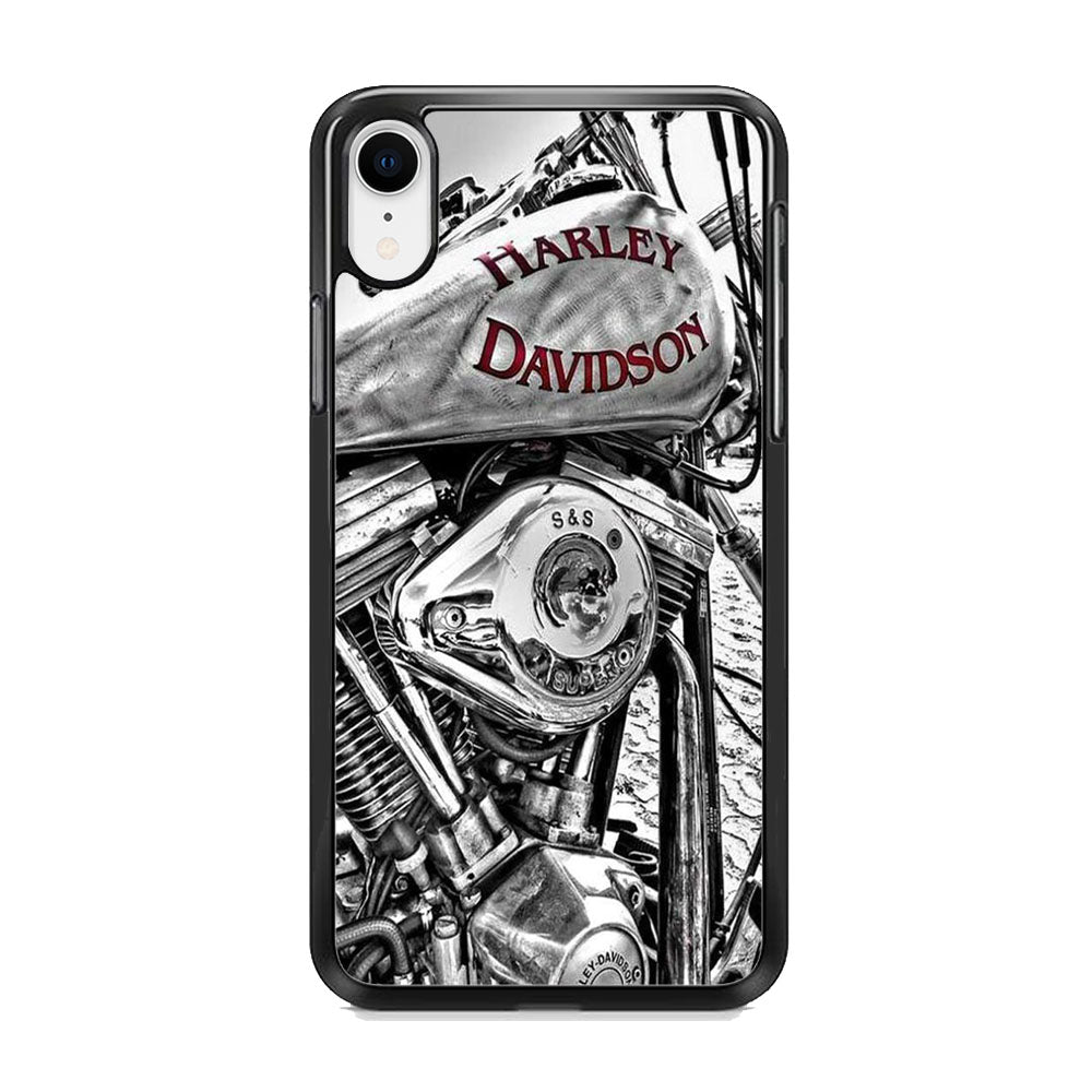 Harley Davidson Silver Tour Classic Wall iPhone XR Case