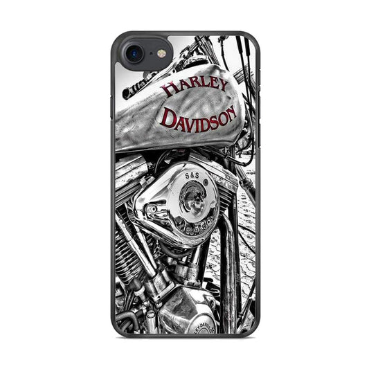 Harley Davidson Silver Tour Classic Wall iPhone 7 Case