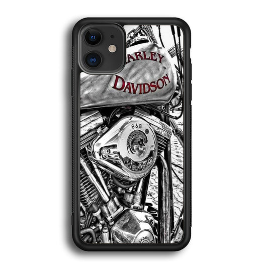 Harley Davidson Silver Tour Classic Wall iPhone 12 Case