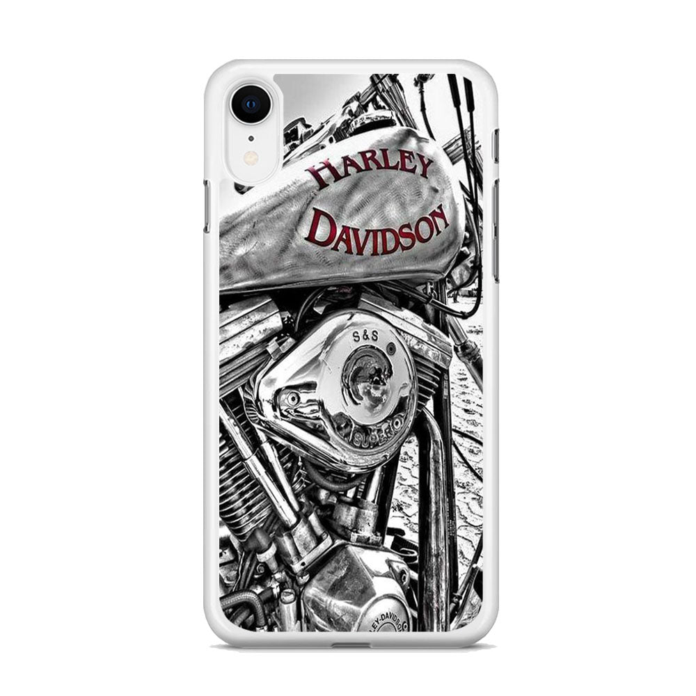 Harley Davidson Silver Tour Classic Wall iPhone XR Case