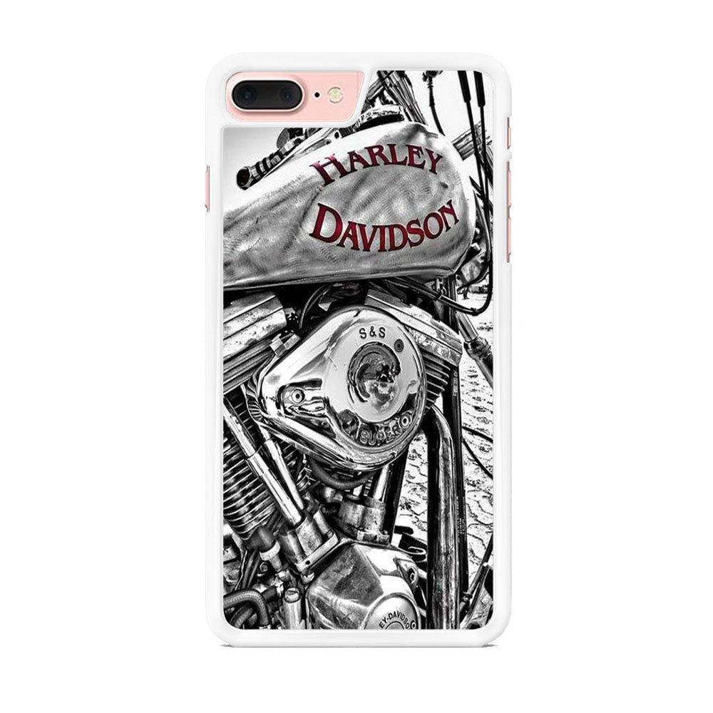 Harley Davidson Silver Tour Classic Wall iPhone 7 Plus Case