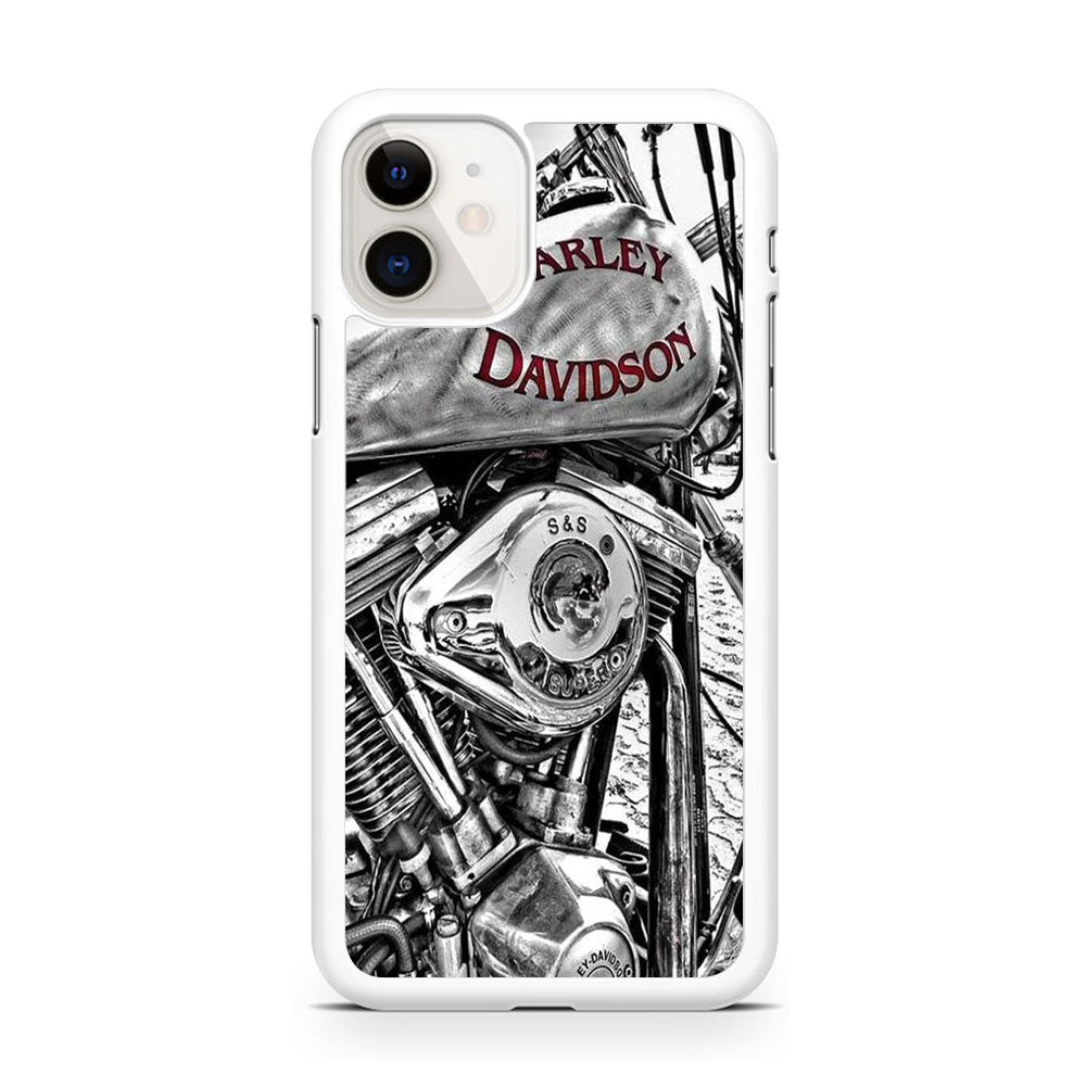 Harley Davidson Silver Tour Classic Wall iPhone 11 Case