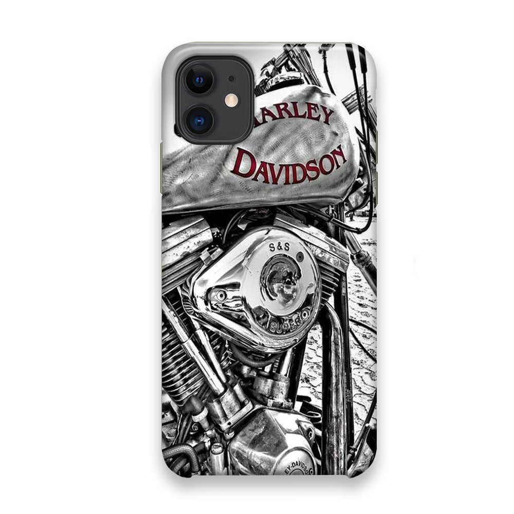 Harley Davidson Silver Tour Classic Wall iPhone 11 Case