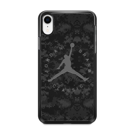 Jordan Black Pixel Camo iPhone XR Case