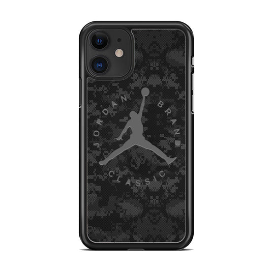 Jordan Black Pixel Camo iPhone 11 Case