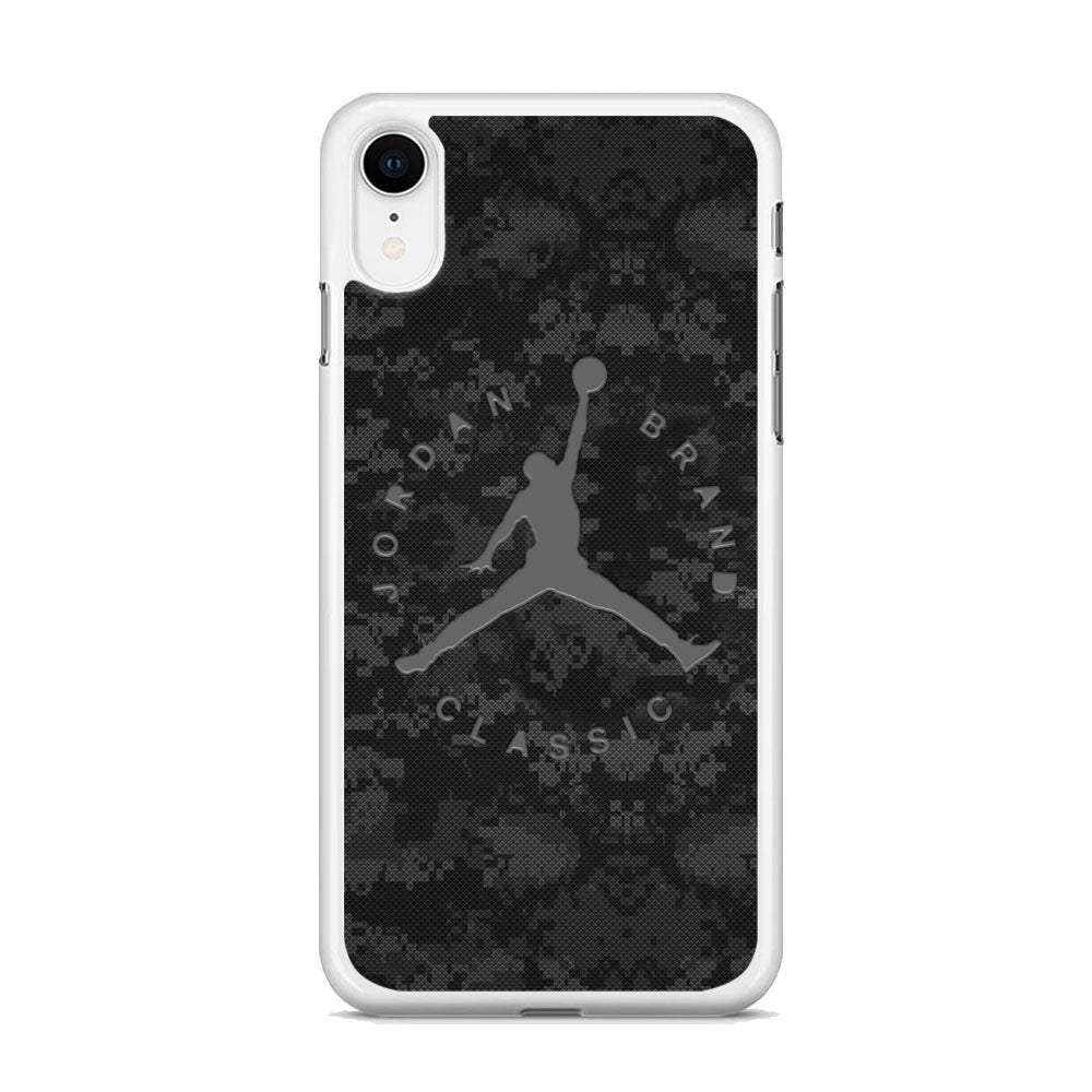 Jordan Black Pixel Camo iPhone XR Case