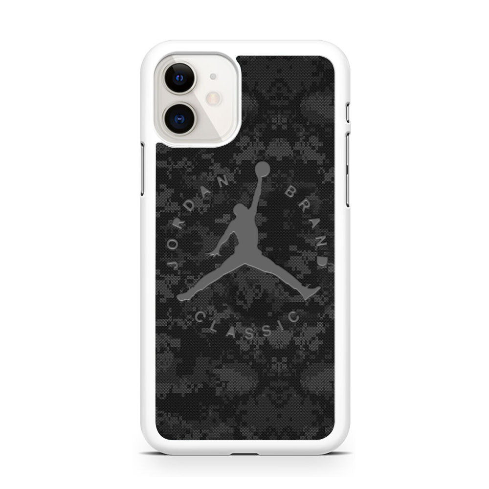 Jordan Black Pixel Camo iPhone 11 Case