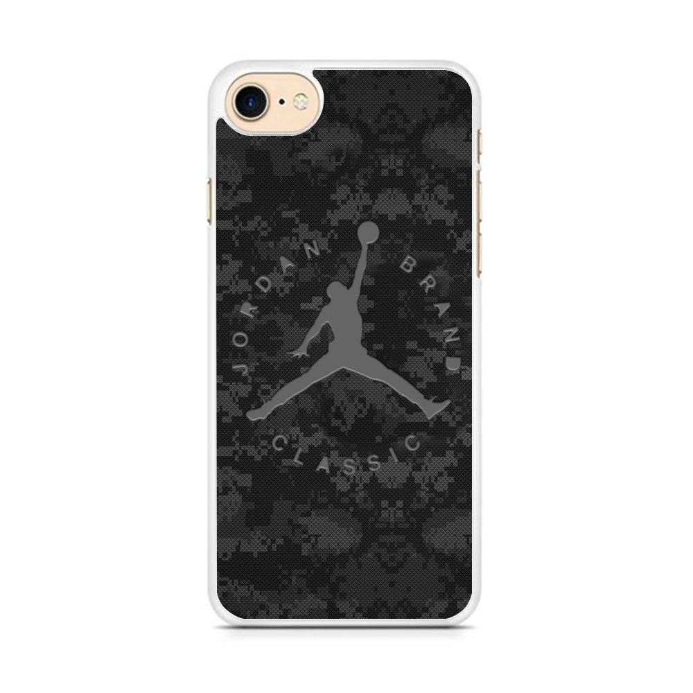 Jordan Black Pixel Camo iPhone 8 Case