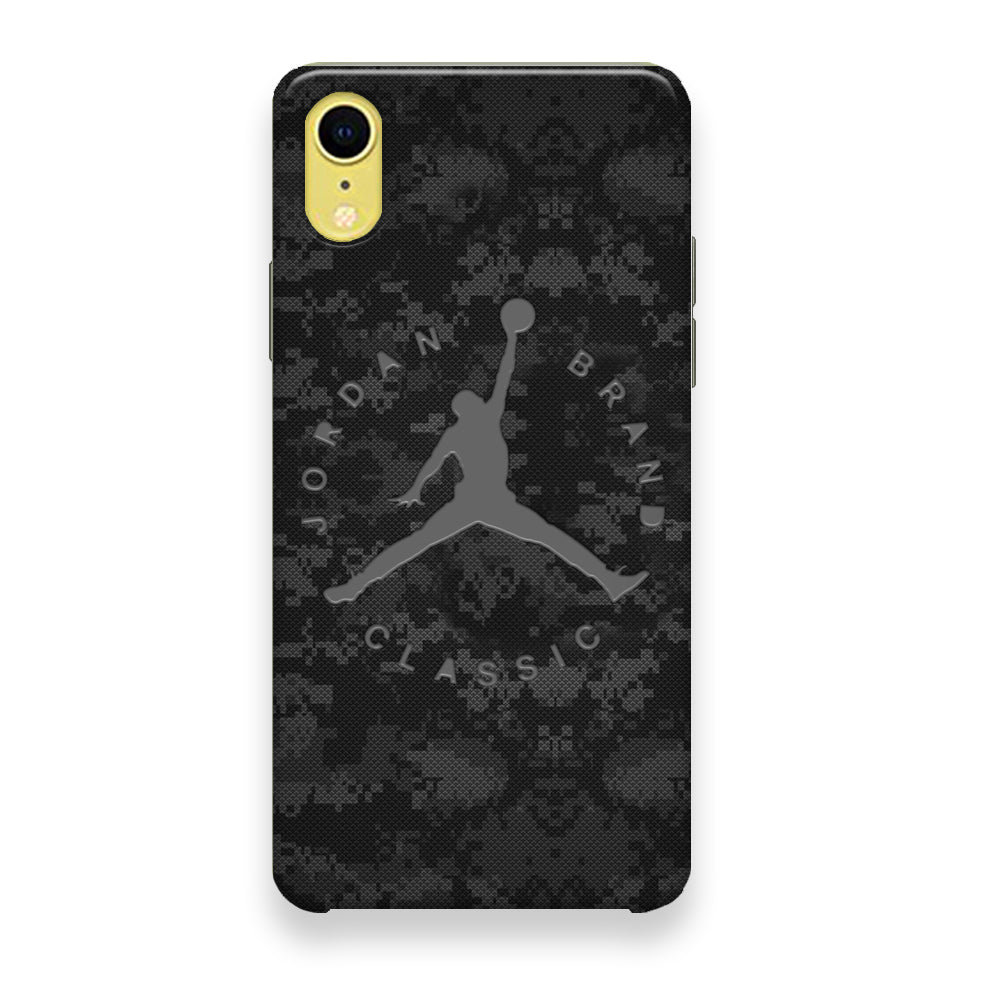 Jordan Black Pixel Camo iPhone XR Case