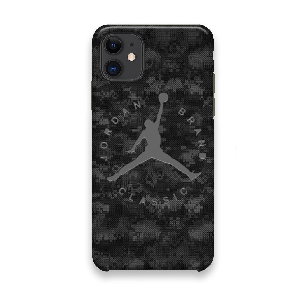 Jordan Black Pixel Camo iPhone 11 Case