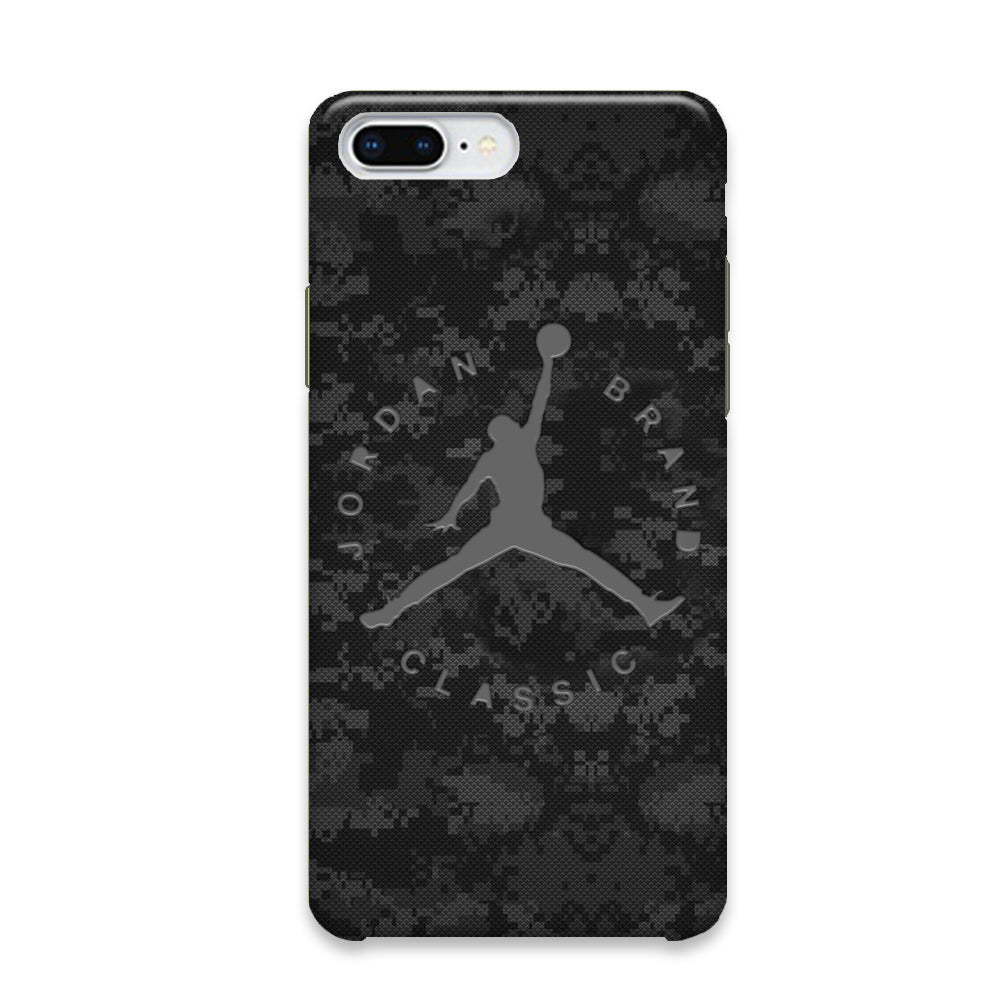 Jordan Black Pixel Camo iPhone 8 Plus Case