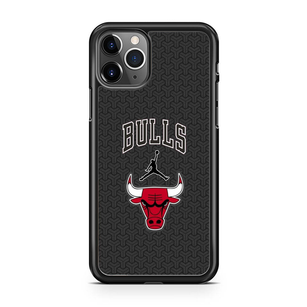 Jordan Bulls Pattern iPhone 11 Pro Case