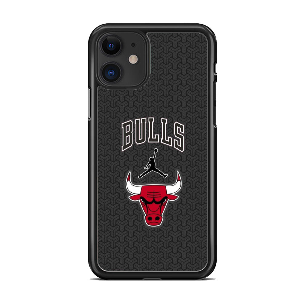 Jordan Bulls Pattern iPhone 11 Case