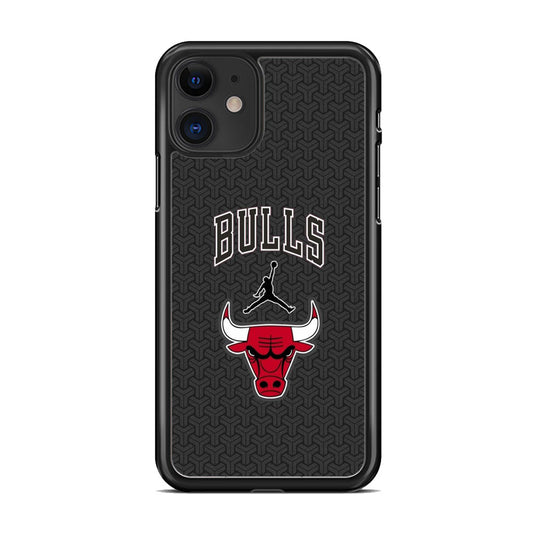 Jordan Bulls Pattern iPhone 11 Case