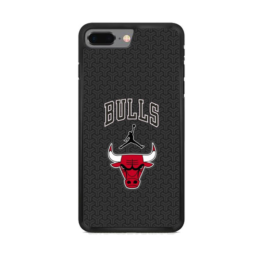 Jordan Bulls Pattern iPhone 7 Plus Case