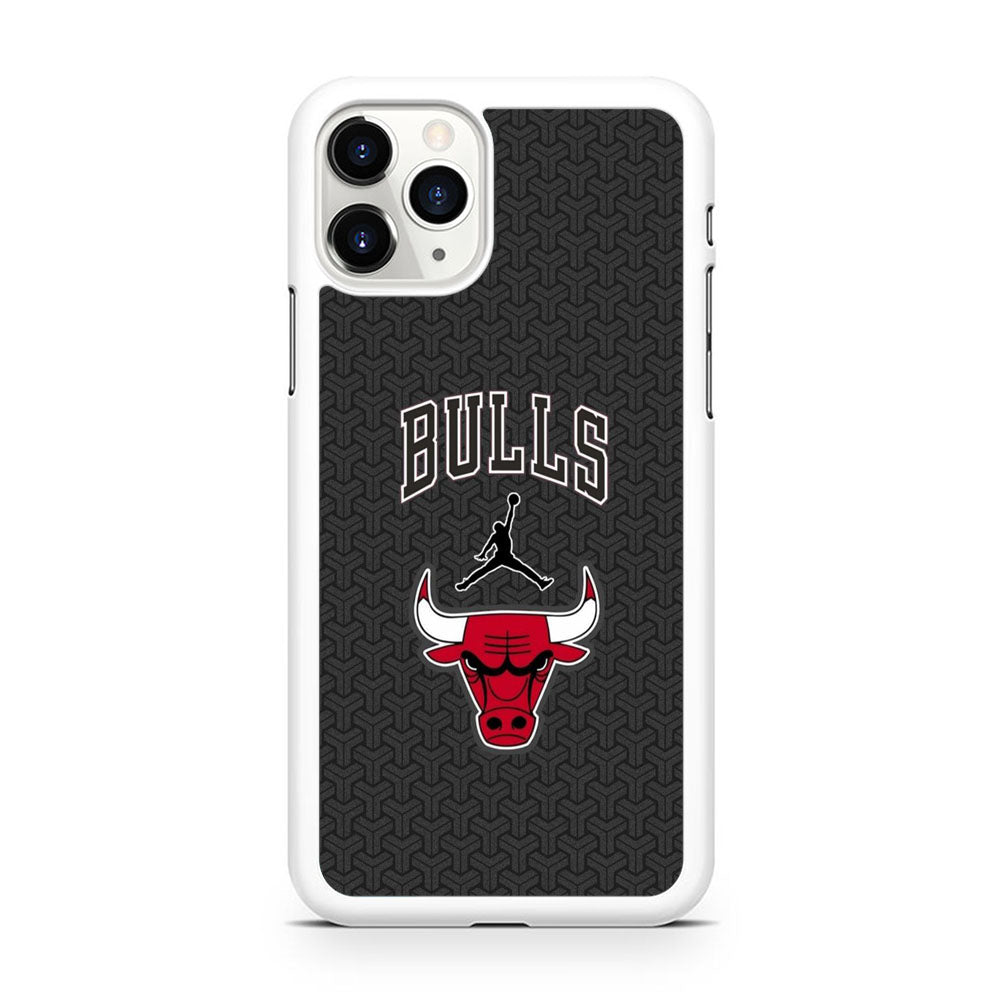 Jordan Bulls Pattern iPhone 11 Pro Case