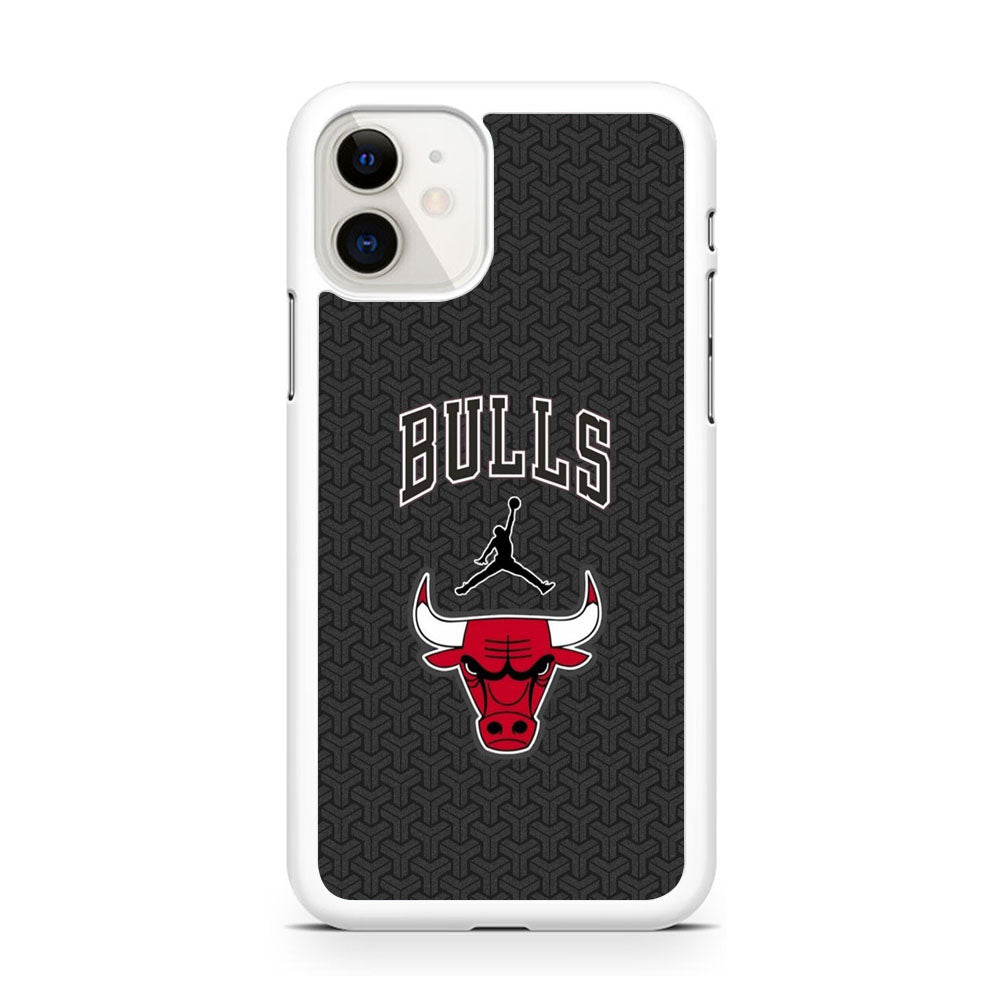 Jordan Bulls Pattern iPhone 11 Case